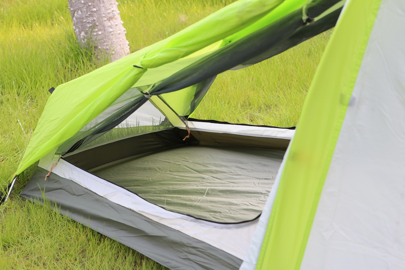 Cheap Goat Tents Single 1 Person Ultra Light Outdoor Camping Mountaineering 2 Layer Car Hiking Trekking Aluminium Alloy Rod Cycling Beach Tent Tents 